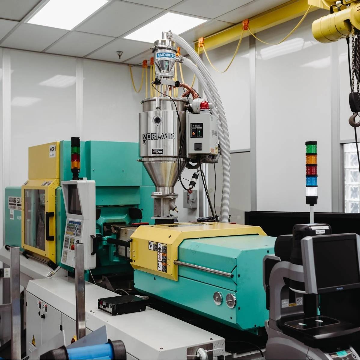 Production equipment on the shop floor